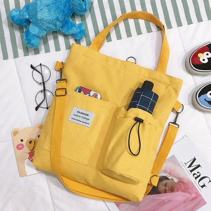 Sac Toile Sophie avec Poches