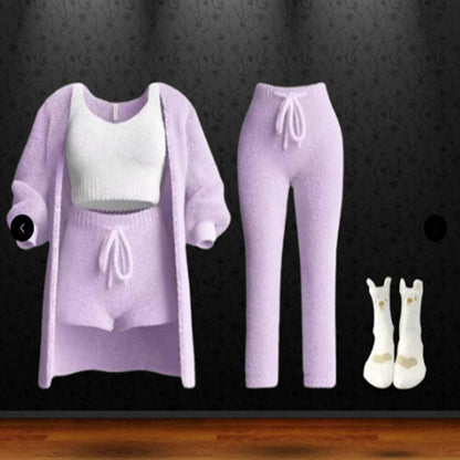 Ensemble Cozy Luxe a cadeau exclusif en 5 pièces