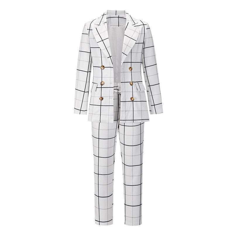 Blazer Élégant à Double Boutonnage