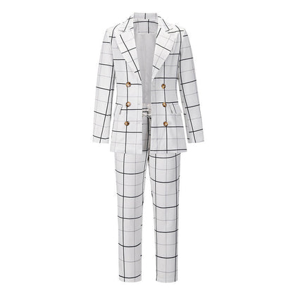 Blazer Élégant à Double Boutonnage