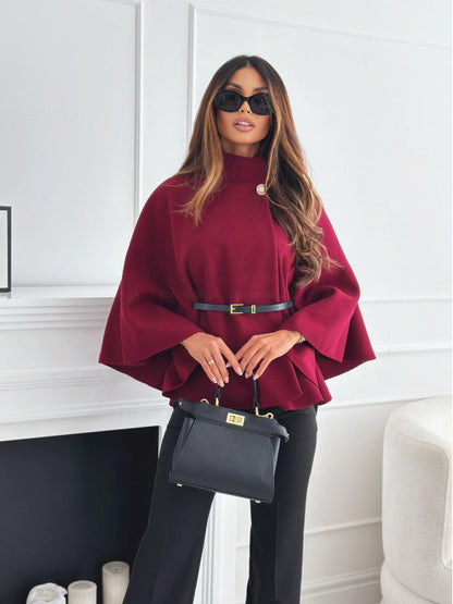 Poncho Milka Ceinturé | Modernité  Charme