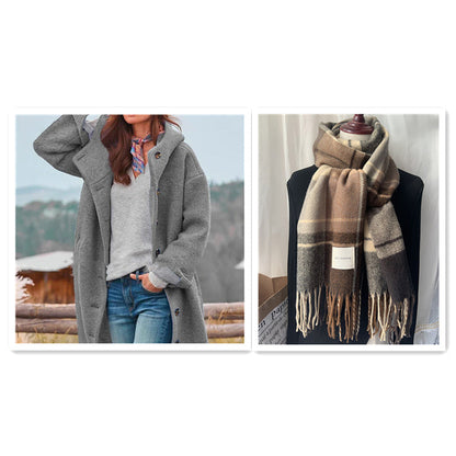 Best Manteau Élégant en Tweed – Chic & Intemporel