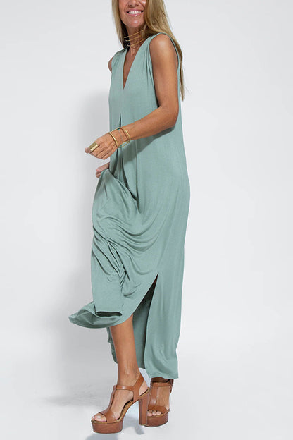 Tenue Décontractée V-Neck & Long Cardigan